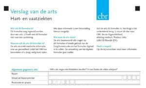 Verslag van de arts hart en vaatziekten